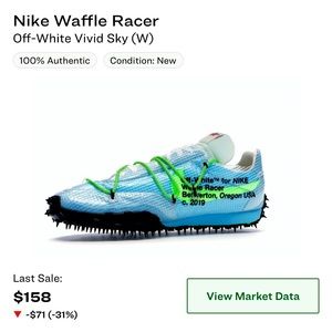 Nike x Ofc White Waffle Racer 6 IN GRADESCHOOL